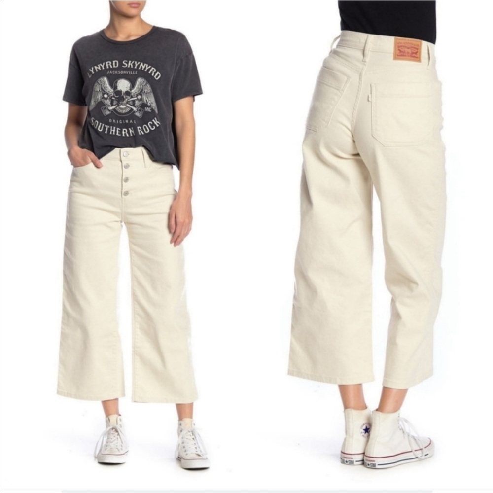 NWT Levi’s Mile High Crop Wide Leg Pants